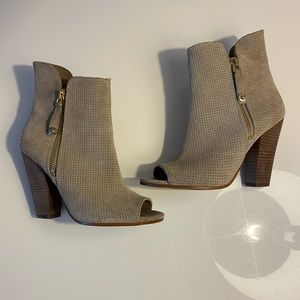 GUESS Peep Toe Booties